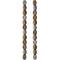 12 Pack: Multicolor Metal Plated Antique Barrel Beads, 10mm by Bead Landing™